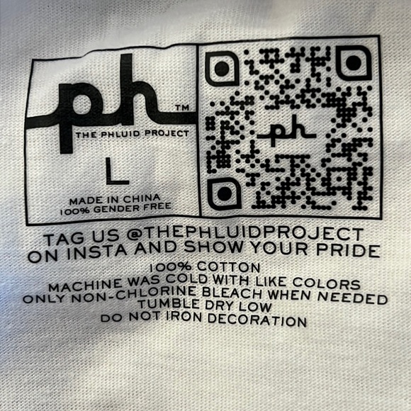 LGBTQIA+ Tee Phluid Project PRIDE Collection * Rainbow * Unisex Cropped T-Shirt - Picture 3 of 6